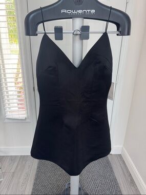Tobi Black Mini Dress with Spaghetti Straps NWT